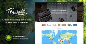 Travel blog wordpress theme