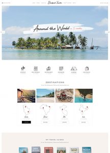 theme wordpress blog voyage