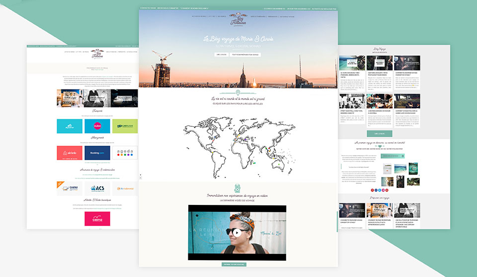 theme wordpress blog voyage